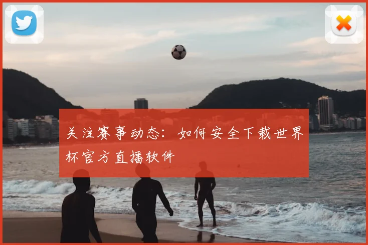关注赛事动态：如何安全下载世界杯官方直播软件